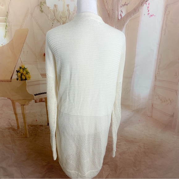 Vince Ivory Cable Knit Cardigan - Picture 7 of 9